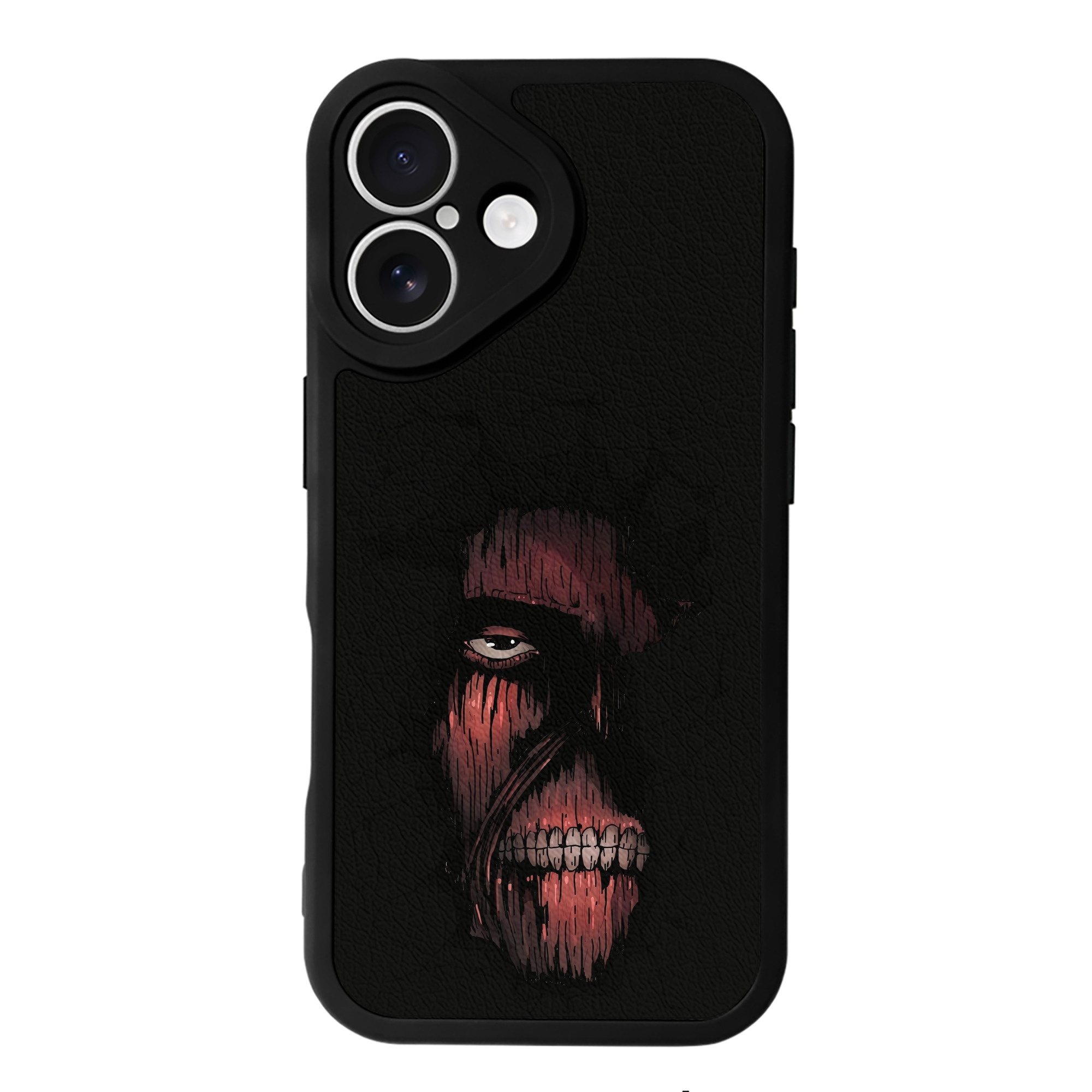 （画像用） 進撃の巨人 Attack on Titan 【iPhone 16シリーズ対応】シリコンスマホケース（レザー調） 材質：シリコン